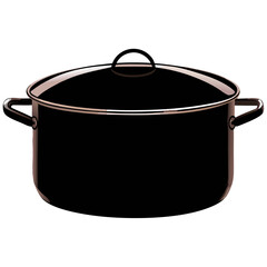 stainless steel pan with lid