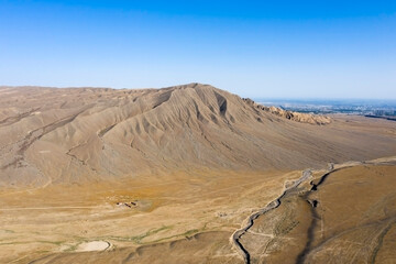 The mountain scenery of Xinjiang, China in Asia