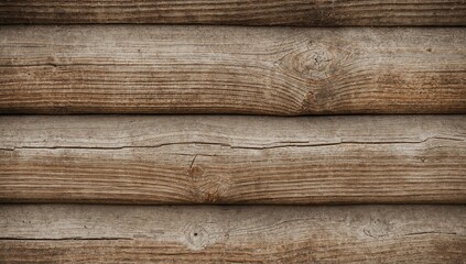 Obraz premium Fragment of a log cabin's inner wall, showcasing natural wood texture, preservation