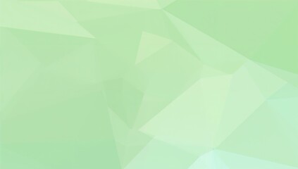 Obraz premium Light green triangular illustration featuring polygonal shapes, ideal for business branding, geometric design backdrop