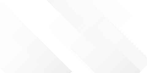 White abstract background with line pattern, banner design. Vector 16:9