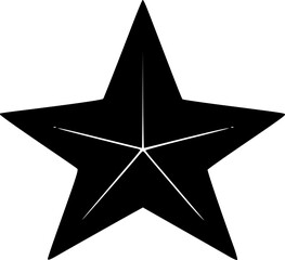 Obraz premium Star silhouette vector for holiday, Christmas, and festive theme