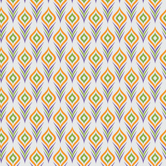 seamless pattern with geometric shapes