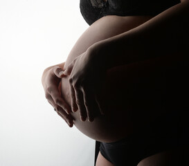 babybauch, schwangerschaft, bauchumfangm taille, baby, schwangerschaft, bauch, frau, mutterschaft,...