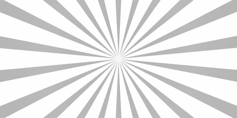 Ray sun light. Sunburst background. Radial circle line. Pattern starburst. Comic beam lines. Sun effect rays. Abstract firework. Concentration stripe. Cartoons