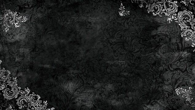 Retro black and white textured pattern