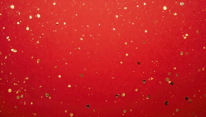 Gold flecks on crimson backdrop, suitable for editorial design