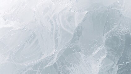Obraz premium A white ice gradation background featuring textured effects like creases and sparkles, suitable for UI backdrop