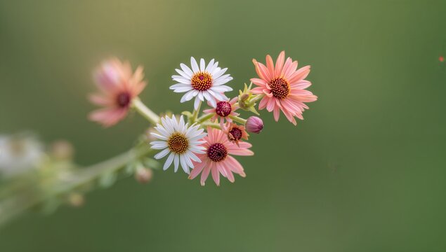 A vibrant sprig of Gletang flower showcasing chrysanthemum and camomile, ideal for editorial headers