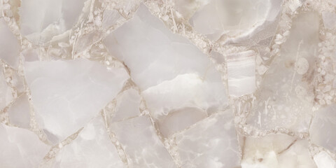 Polished onyx marble slab. Natural stone for design