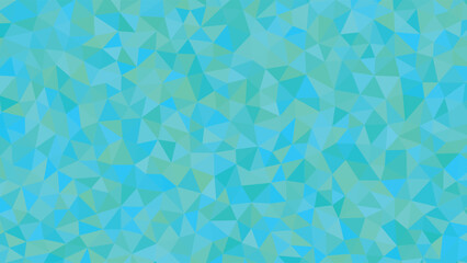 Abstract geometric background with blue and green tones polygonal pattern