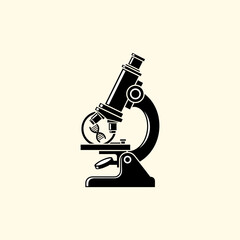 Vector illustration of a microscope with a dollar sign for a business finance and investment concept	