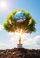 Sustainable Energy Solutions - A Green Future for the World.
