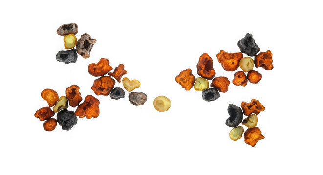 Colorful unpolished rough gemstones and minerals macro view. - Powered by Adobe