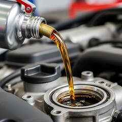 Engine Oil Change - Maintaining Car Health and Performance.