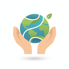 Global Sustainability and Environmental Protection Concept Illustration