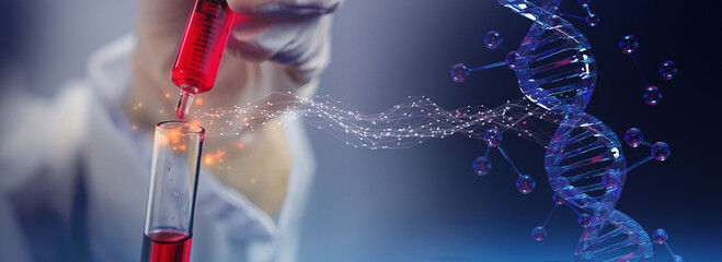 Scientific Experiment with Molecules and Liquid