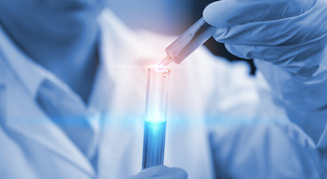 Scientific Experiment with Molecules and Liquid