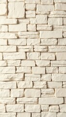 Obraz premium Elegant texture showing an exterior wall constructed with light toned stone cladding for a sophisticated look
