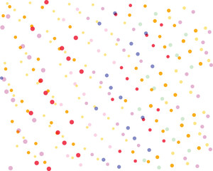 colorful confetti dots pattern background festive abstract decoration for party design template