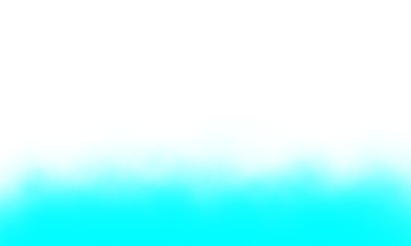 A captivating gradient of white fading into vibrant turquoise, creating a serene and modern backdrop isolated on transparent background perfect for adding a touch of calm and sophistication