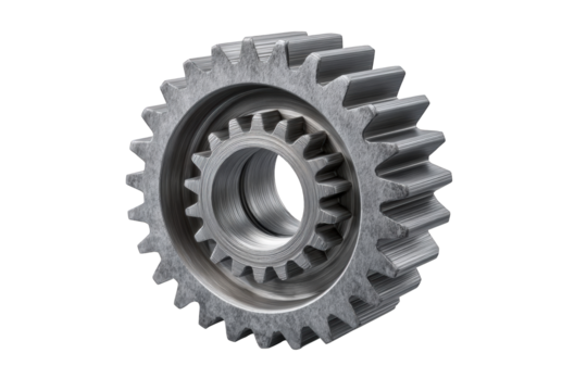 Close-up of a metallic gear (5)