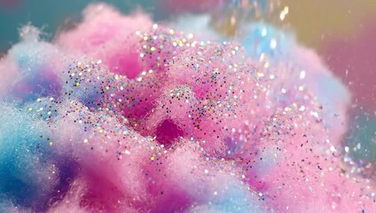 national cotton candy day magical sparkles shimmering delight