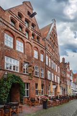 Street in Luneburg downtown, Germany