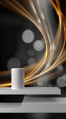 Contemporary design highlighting smart speaker trends. Signal beams. Transforming interiors: integrating technology with stylish decor. Communication lines. Signal transmission.