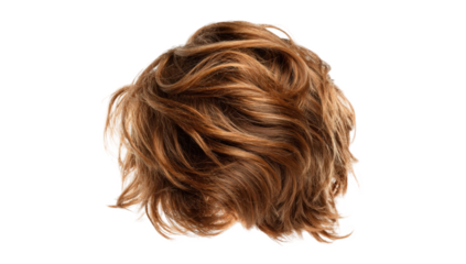 Close-up of wavy brown hair (6)