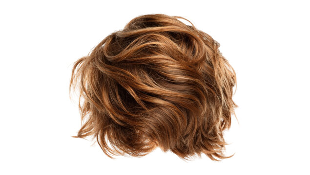 Close-up of wavy brown hair (6)