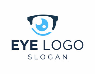 Logo design about Eye on a white background. created using the CorelDraw application.