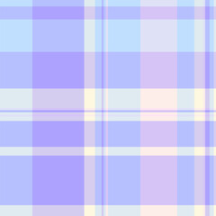 Oriental plaid textile check, curtain texture tartan background. Pano fabric seamless pattern vector in light and white colors.