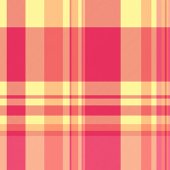 Vibrant plaid pattern in shades of red and yellow. Classic aesthetic for backgrounds, textiles, or graphic design projects. Evokes comfort, warmth, and tradition.