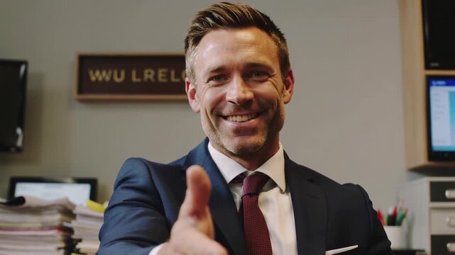 Experience the power of a confident handshake in a professional setting