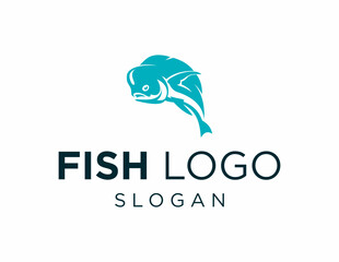 Logo design about Fish on a white background. created using the CorelDraw application.