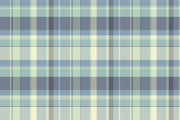 Nice fabric check textile, show pattern background seamless. Youth plaid texture vector tartan in pastel and light colors.