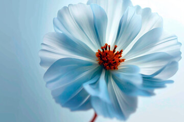 Abstract Floral Fusion background with a surreal twist. Geometric shapes seamlessly meld with vibrant flowers in shades of pastel pink soft colirs, smoothy design