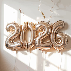 Helium balloon 2026, 2026 balloon , 2026 party balloon