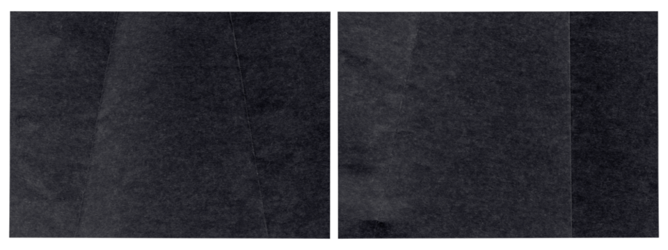 set of black folded paper sheet isolated on transparent png background,Crumpled Paper Poster Photo Effect Mockup,blank folded Paper texture overlay effec