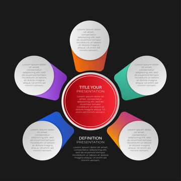 infographic illustrations used for presentations