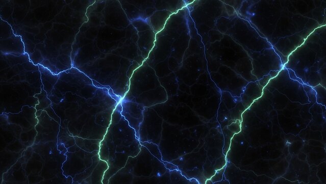 Electric lightning strikes on a dark background abstract energy discharge perfect for science and technology concepts
