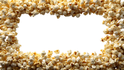 frame made of corn flakes