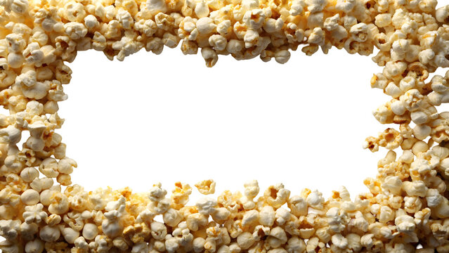 frame made of corn flakes