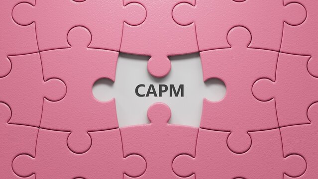 Word capm on puzzle pieces with missing pieces with copy space.close up of puzzle pieces with missing pieces,Business Concept.3D rendering.