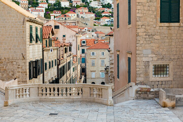 view of the old town of dubrovnik croatia © Lina