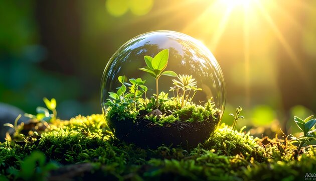 Business Growth and Financial Analysis Concept Hand Levitating Pie Chart Over Laptop Desk