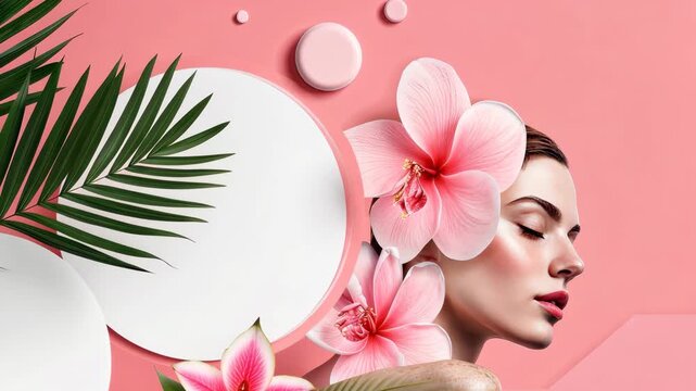 Enjoy a captivating blend of beauty and nature with delicate flowers, calming pastels, and graceful lines creating an inviting atmosphere