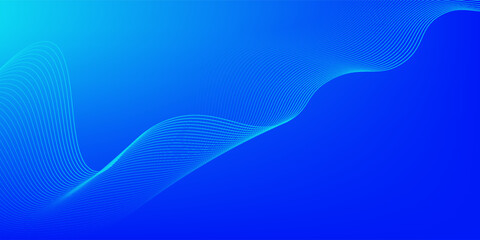 Blue cyan gradient mesh abstract background with wavy blended lines nice for wallpaper or banner