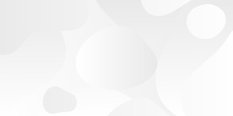 Smooth Organic Shapes and Waves Dynamic Wavy Lines. White Gradient Abstract Background